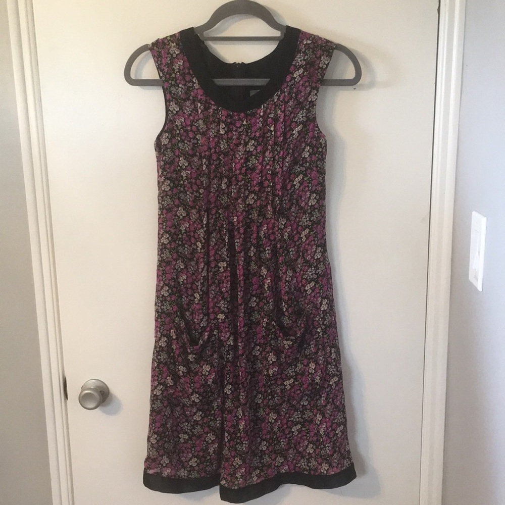 Rabbit Rabbit Rabbit Floral dress front pockets